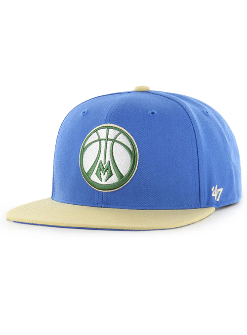 '47 Brand 2024-25 City Edition Captain Milwaukee Bucks Snapback Hat