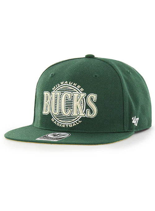 '47 Brand High Post Milwaukee Bucks Snapback Hat