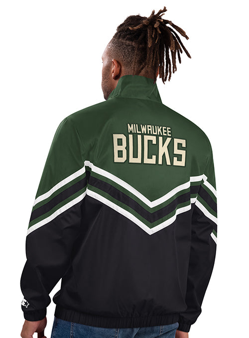 Big & Tall Starter Power Hit Milwaukee Bucks Lightweight Jacket - Image 2
