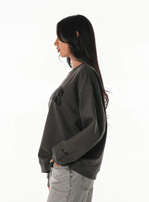 Women's Bucks In Six x The Wild Collective Crystal Milwaukee Bucks Crewneck Sweatshirt - Image 3