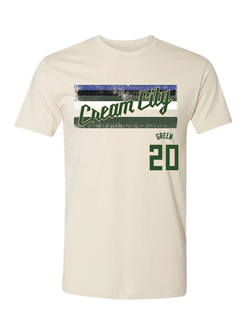 Bucks Pro Shop 2025-26 City Edition AJ Green Milwaukee Bucks T-Shirt