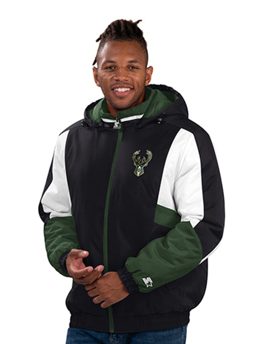 Starter Winter Full Back Milwaukee Bucks Jacket