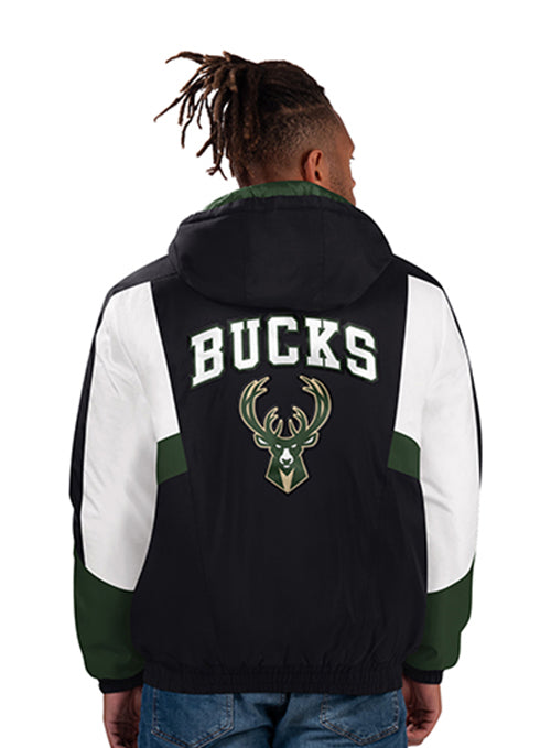 Starter Winter Full Back Milwaukee Bucks Jacket - Image 2