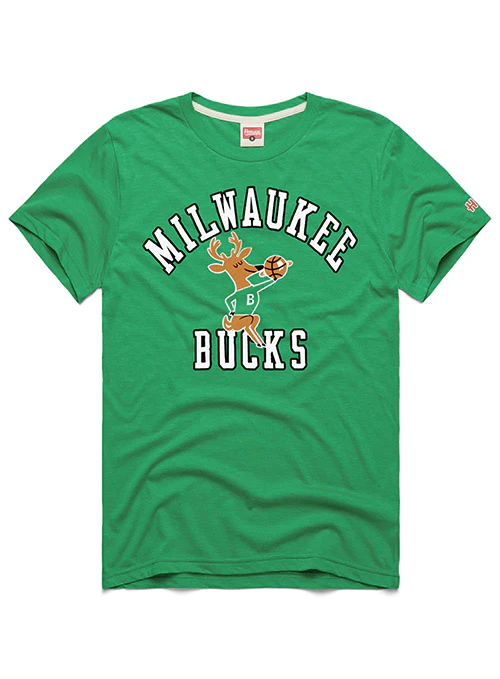 Homage HWC '68 Green Milwaukee Bucks T-Shirt