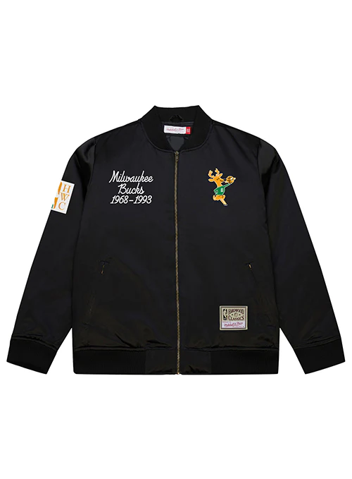 Mitchell & Ness HWC '68 In Season Milwaukee Bucks Bomber Jacket