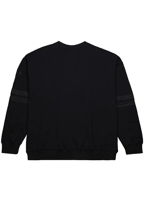 Mitchell & Ness HWC '68 Satin Stripes Milwaukee Bucks Crewneck Sweatshirt - Image 2