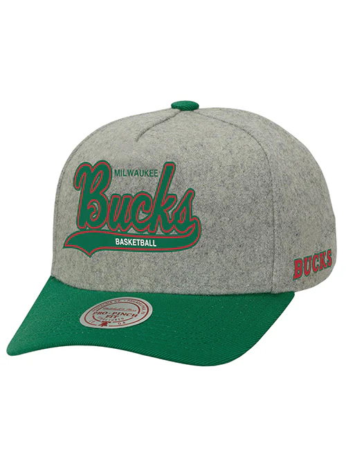 Mitchell & Ness HWC '68 Tail Sweeps Milwaukee Bucks Snapback Hat