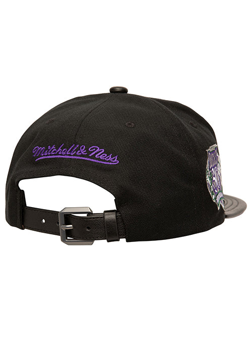 Mitchell & Ness HWC '93 Leather Strap Milwaukee Bucks Snapback Hat - Image 2