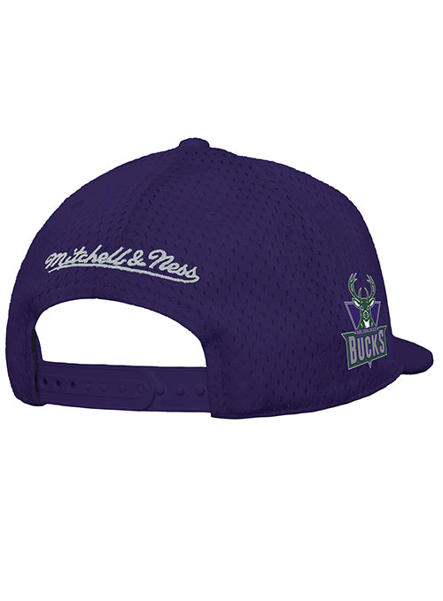 Mitchell & Ness HWC '93 Meshed Up Milwaukee Bucks Snapback Hat - Image 2