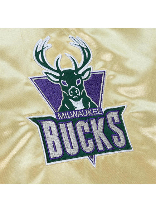 Mitchell & Ness HWC '93 Reverse Milwaukee Bucks Lightweight Varsity Jacket - Image 5