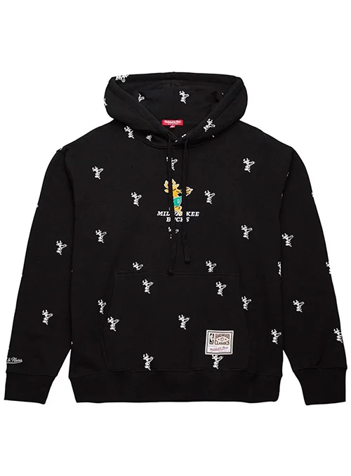 Women's Mitchell & Ness HWC '68 Swagger Milwaukee Bucks Hooded Sweatshirt