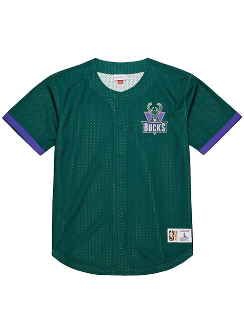 Mitchell & Ness HWC '93 Off Season Milwaukee Bucks Baseball Jersey