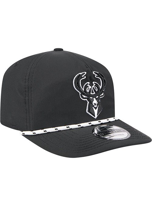 New Era 19Twenty Tonal Icon Black Milwaukee Bucks Snapback Hat - Image 2