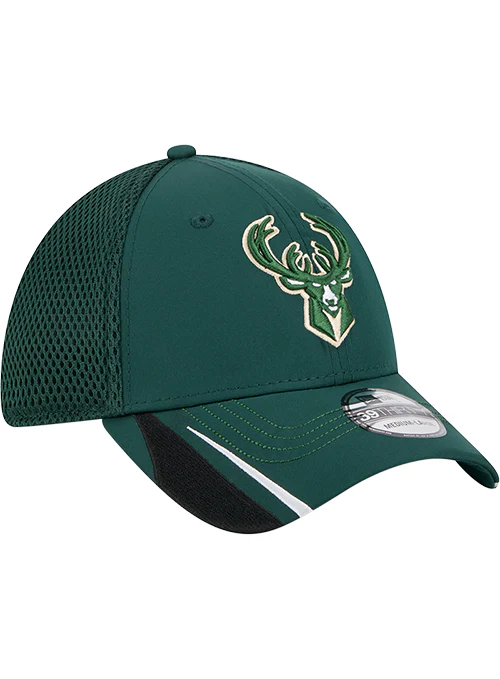 New Era 39Thirty Linear Milwaukee Bucks Flex Hat - Image 2