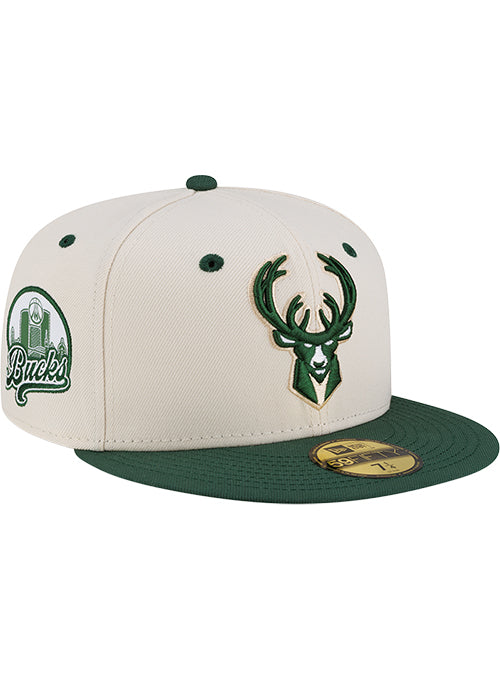 New Era 2025-26 City Edition 59Fifty City Brim Milwaukee Bucks Fitted Hat - Image 2