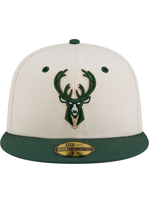 New Era 2025-26 City Edition 59Fifty City Brim Milwaukee Bucks Fitted Hat - Image 3
