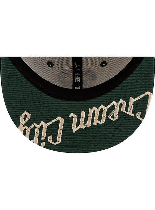 New Era 2025-26 City Edition 59Fifty City Brim Milwaukee Bucks Fitted Hat - Image 5