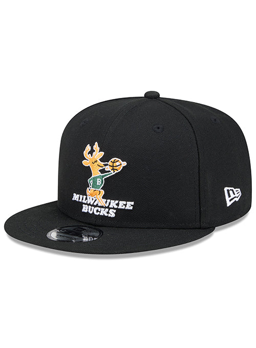 New Era 9Fifty HWC '68 Black Milwaukee Bucks Snapback Hat