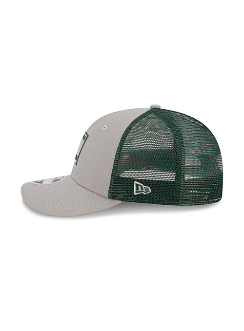 New Era 9Fifty Icon Mesh Gray Milwaukee Bucks Snapback Hat - Image 4
