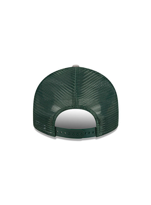 New Era 9Fifty Icon Mesh Gray Milwaukee Bucks Snapback Hat - Image 6