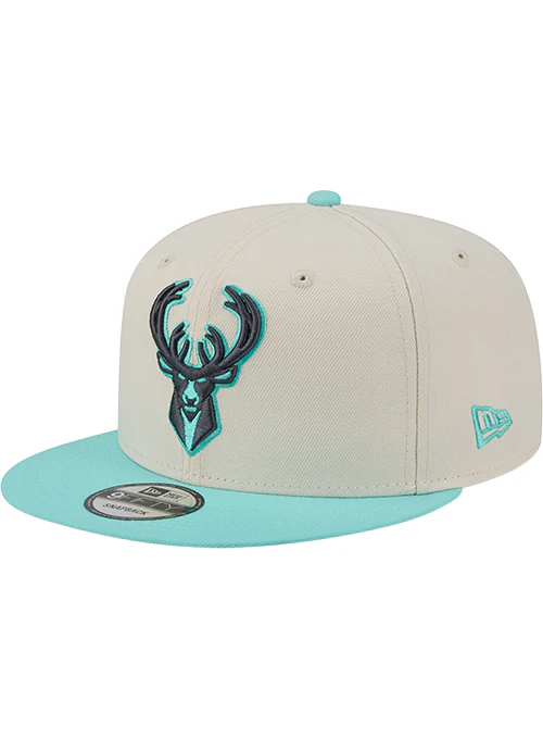 New Era 9Fifty Color Pack Two-Toned Milwaukee Bucks Snapback Hat