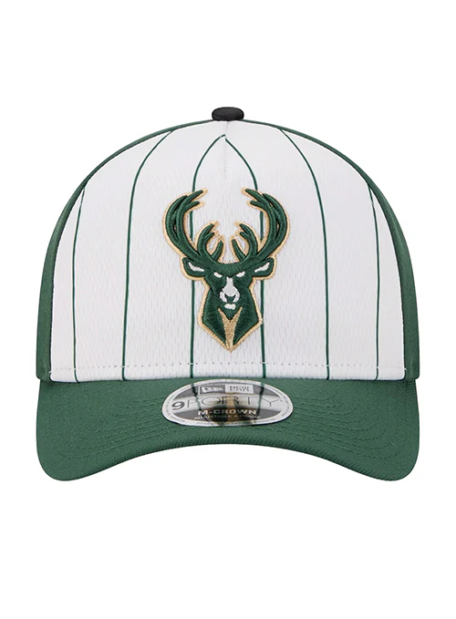 New Era 9Forty Tip Off 2025 Milwaukee Bucks Snapback Hat - Image 3