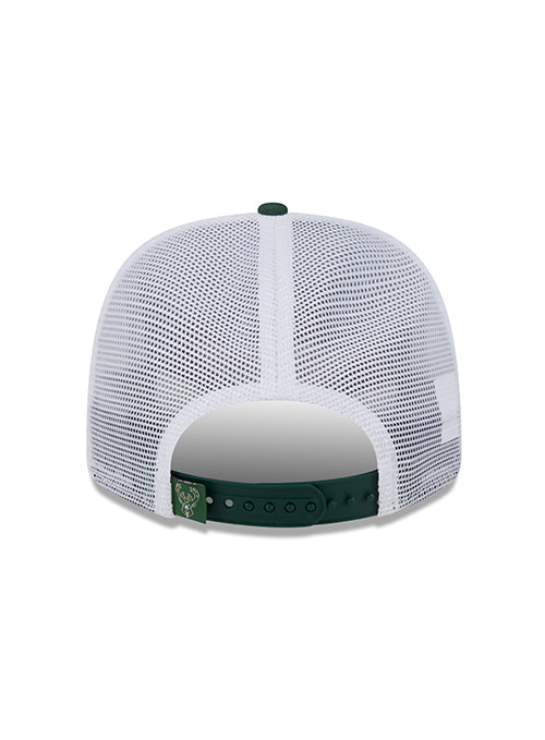 New Era 9Seventy Team Color Milwaukee Bucks Stretch Snapback Trucker Hat - Image 4