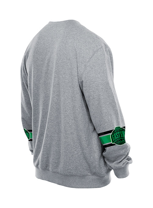 New Era Classics Grey Milwaukee Bucks Crewneck Sweatshirt - Image 2