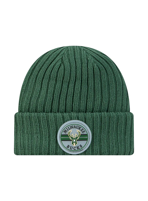 New Era Cuff Milwaukee Bucks Patch Knit Hat