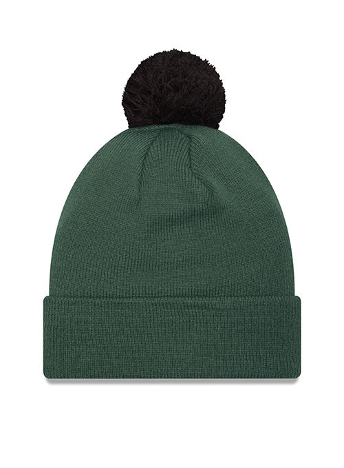 New Era Cuff Pom Solid Icon Milwaukee Bucks Knitted Hat - Image 2