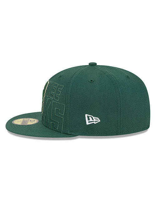 New Era Draft 2023 OTC 59Fifty Milwaukee Bucks Fitted Hat - Image 4