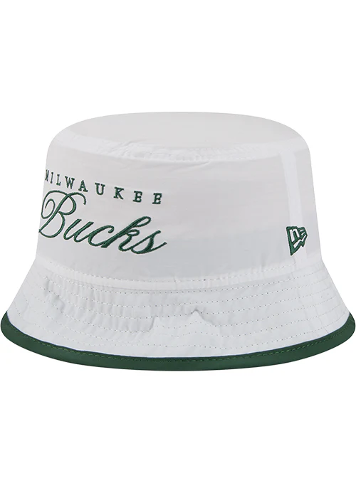 New Era Draft 2025 Milwaukee Bucks Bucket Hat - Image 4