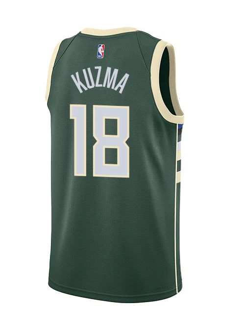 Nike 2022 Icon Edition Kyle Kuzma Milwaukee Bucks Swingman Jersey - Image 2