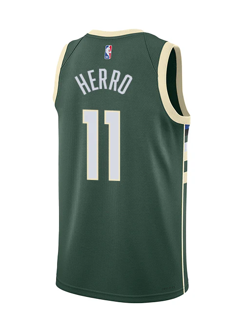 Nike 2022 Icon Edition Tyler Herro Milwaukee Bucks Swingman Jersey