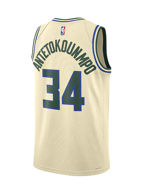 Nike 2025-26 City Edition Giannis Antetokounmpo Milwaukee Bucks Swingman Jersey - Image 2