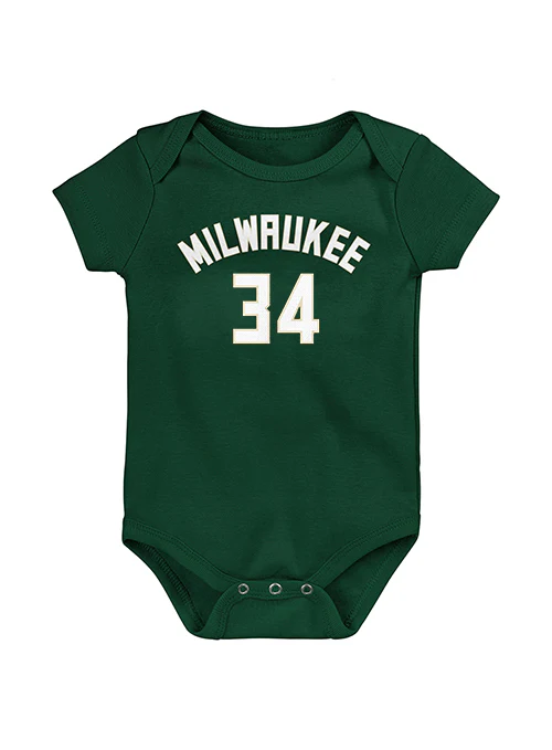 Infant Outerstuff Giannis Antetokounmpo Milwaukee Bucks Onesie - Image 2