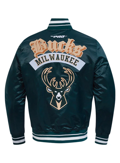 Pro Standard Best Of Milwaukee Bucks Satin Jacket - Image 2
