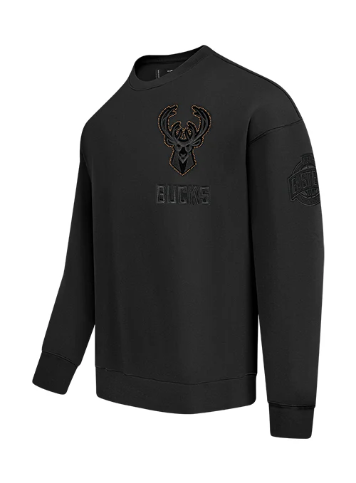 Pro Standard Blackout Milwaukee Bucks Long Sleeve T-Shirt - Image 3