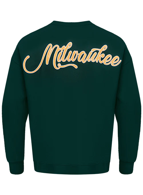 Pro Standard City Signature Milwaukee Bucks Crewneck Sweatshirt - Image 2