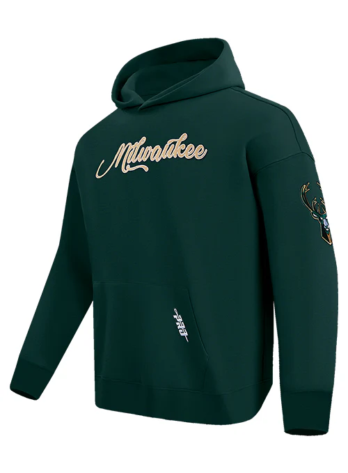 Pro Standard City Signature Milwaukee Bucks Hooded Sweatshirt - Image 3