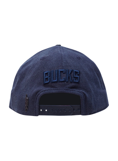 Pro Standard Classic Navy Washed Milwaukee Bucks Pinch Adjustable Hat - Image 4