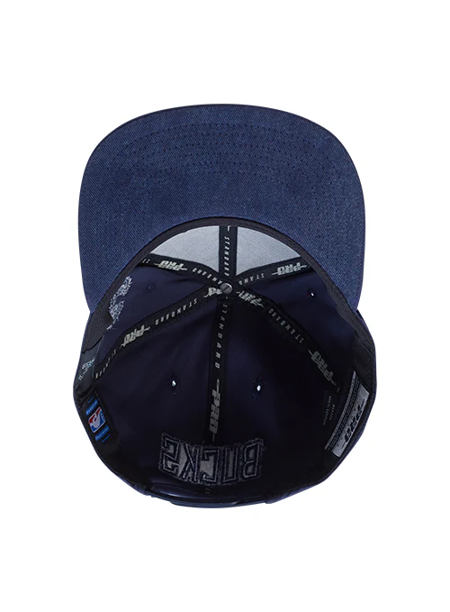 Pro Standard Classic Navy Washed Milwaukee Bucks Snapback Hat - Image 5