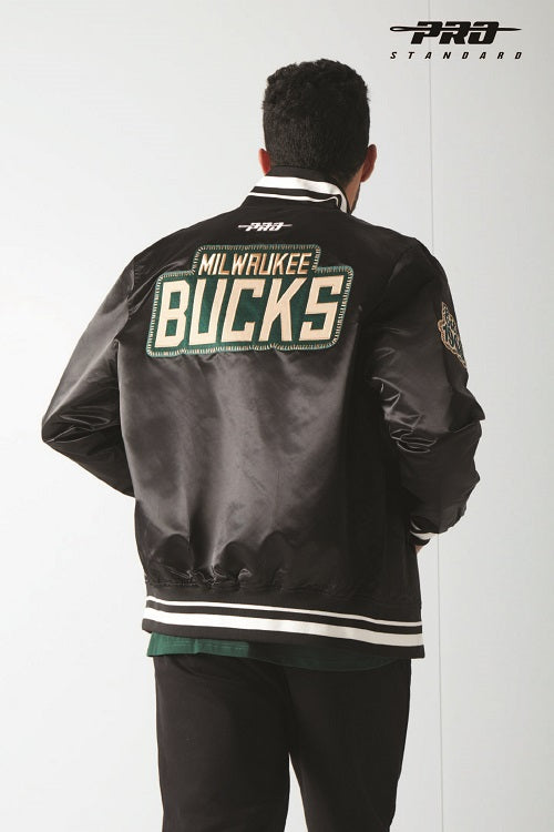 Pro Standard DIY Pick Stitch Milwaukee Bucks Satin Jacket - Image 5