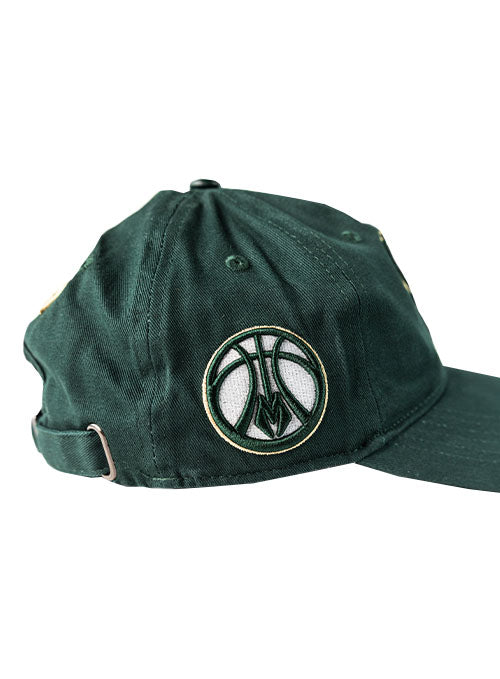 Pro Standard Milwaukee Bucks Green Classic Dad Adjustable Hat - Image 3