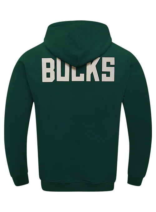 Pro Standard Modern Original Green Milwaukee Bucks Hooded Sweatshirt - Image 2