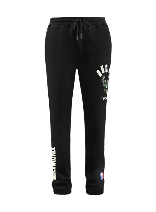 Pro Standard Modern Original Milwaukee Bucks Jogger Sweatpants - Image 3