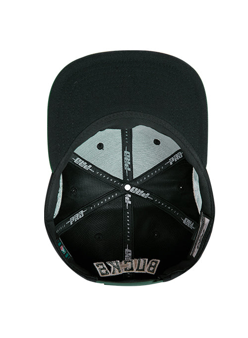 Pro Standard Retro Classic Milwaukee Bucks Snapback Hat - Image 5