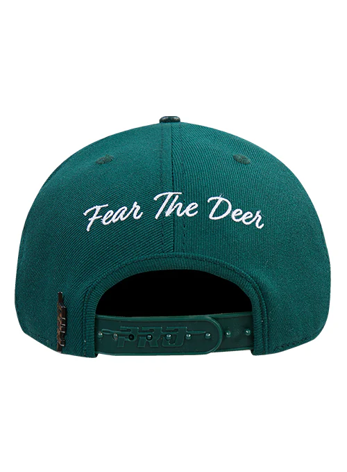 Pro Standard Script Milwaukee Bucks Wool Snapback Hat - Image 4