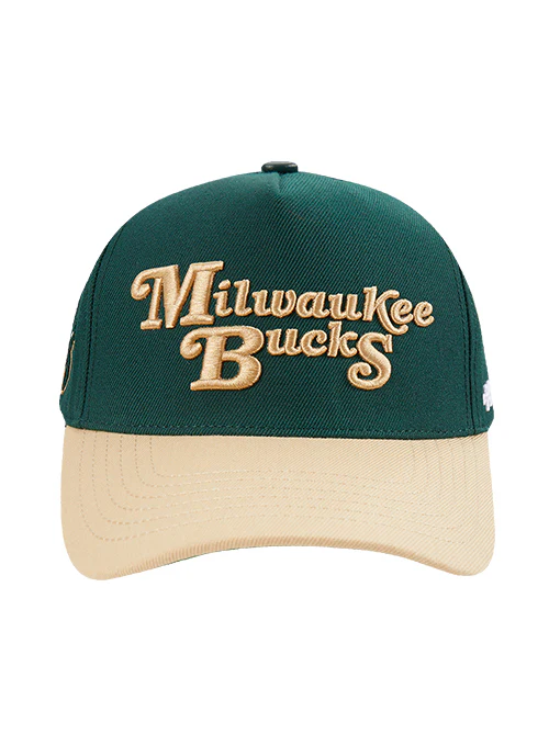 Pro Standard Souvenir Milwaukee Bucks Pinch Front Snapback Hat - Image 3