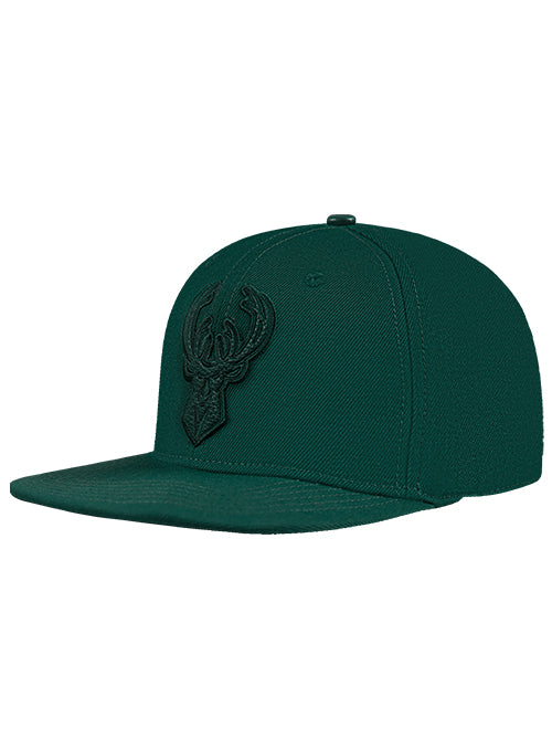 Pro Standard Triple Tonal Forest Milwaukee Bucks Snapback Hat